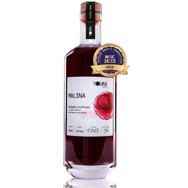Youra Spirits Nalewka Malina 0,5l 32%