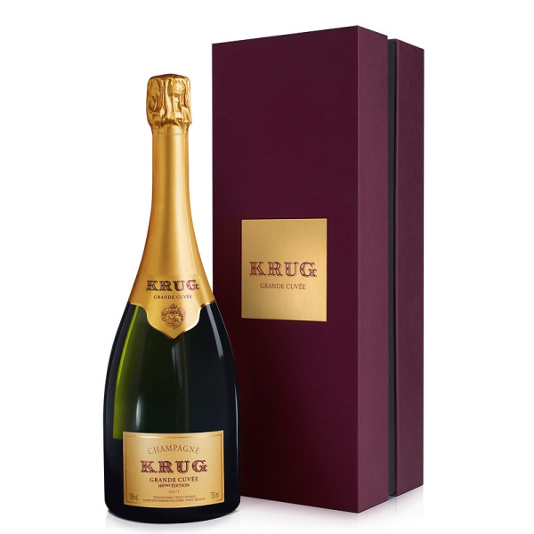 Szampan Krug Grand Cuvee w pudełku