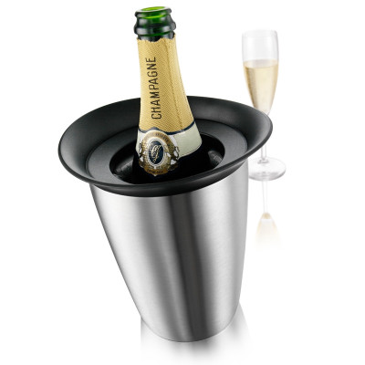 Cooler stalowy do szampana Vacu Vin - Wina.pl