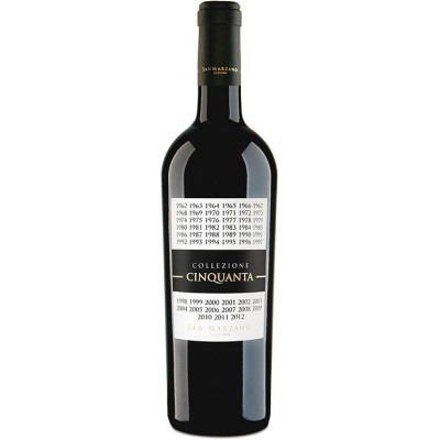 Cantine San Marzano Collezione Cinquanta Vino Rosso d'Italia NV