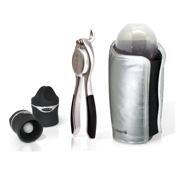 Zestaw akcesoriów do szampana Vin Bouquet 3 elementy