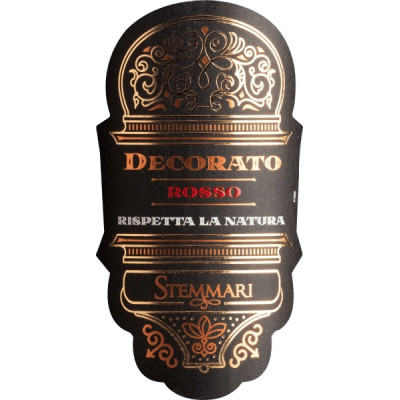 Stemmari Decorato Rosso Terre Siciliane IGT