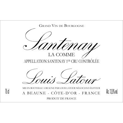 Maison Louis Latour Santenay Premier Cru "La Comme"