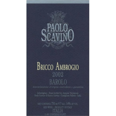 Paolo Scavino Barolo Bricco Ambrogio DOCG
