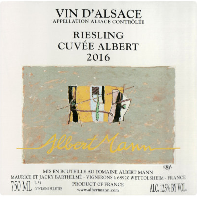 Riesling Albert Mann Cuvee Albert - Wina.pl