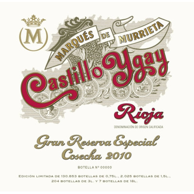 Marques de Murrieta Castillo Ygay Gran Reserva Especial