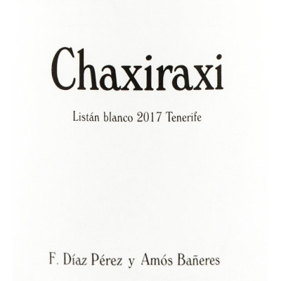 Chaxiraxi Listán Blanco Tenerife Amos Baneres