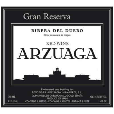 Arzuaga Gran Reserva Ribera Del Duero DO