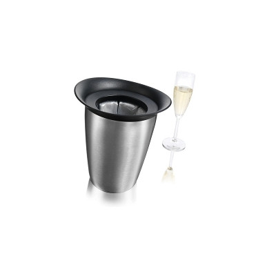 Cooler stalowy do szampana Vacu Vin - Wina.pl