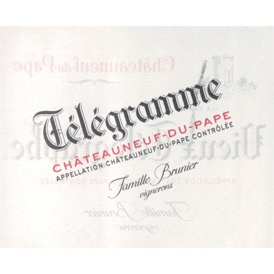 Domaine Vieux Telegraphe Telegramme Rouge Chateauneuf-du Pape AOC 2016