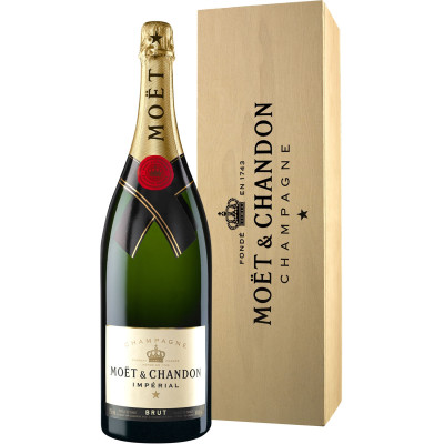 Szampan Moet & Chandon Brut Imperial 3 L w skrzyni - Wina.pl