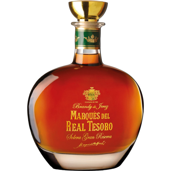 Marques Del Real Tesoro Solera Gran Reserva Brandy De Jerez