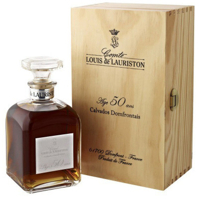 Calvados Domfrontais Lauriston 50 YO + skrzynka