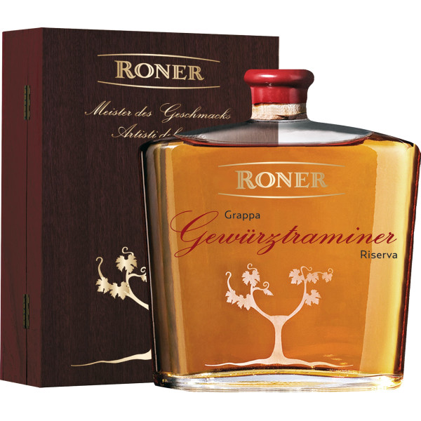 Grappa Gewurztraminer Riserva Roner + box