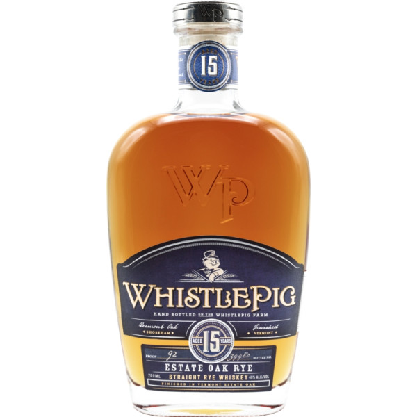 WhistlePig Estate Oak Rye 15 Years Whiskey