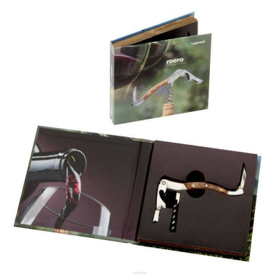 Korkociąg-trybuszon Sommeliera dwu stopniowy do wina Roero Legnoart WF-5